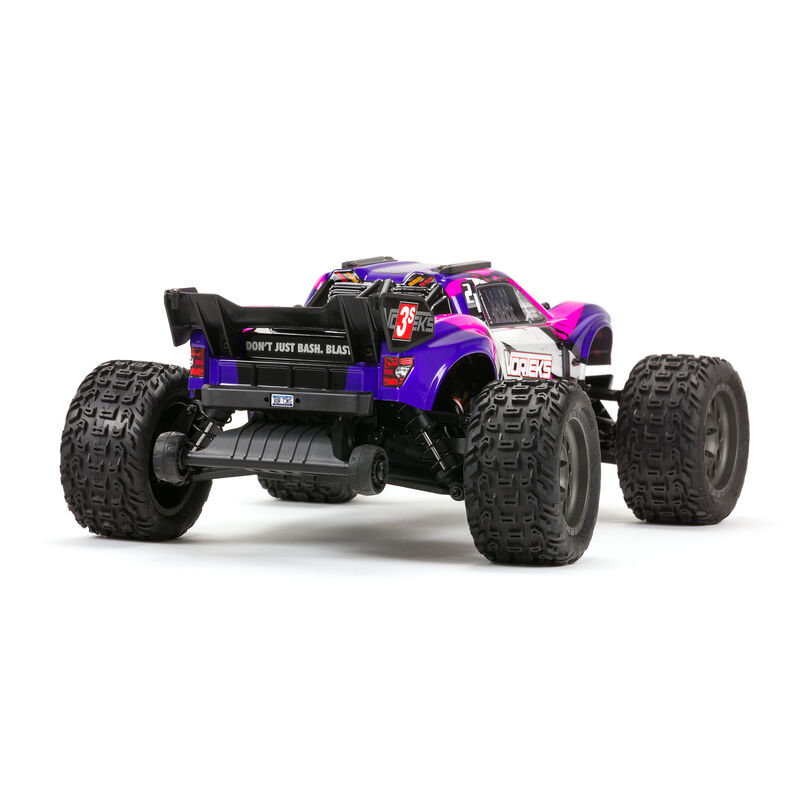 ARRMA 1/10 VORTEKS 4X4 3S BLX Stadium Truck RTR, Purple